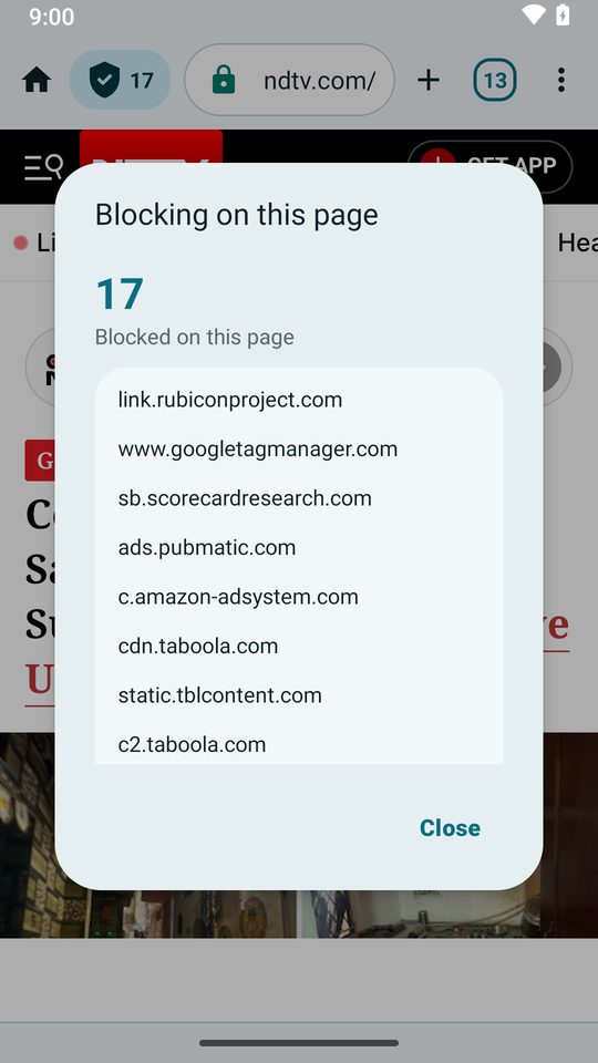 Block counter